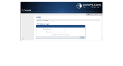 Desktop Screenshot of econsole.conova.com