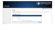 Tablet Screenshot of econsole.conova.com